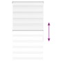 Estor cebra blanco 75x150 cm tejido ancho 70,9 cm poliéster de , Persianas y estores - Ref: Foro24-4014750, Precio: 28,50 €, ...
