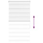Estor cebra blanco 85x150 cm tejido ancho 80,9 cm poliéster de , Persianas y estores - Ref: Foro24-4014752, Precio: 23,43 €, ...