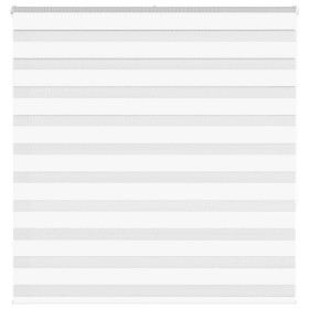 Estor cebra blanco 150x150 cm tejido ancho 145,9 cm poliéster de , Persianas y estores - Ref: Foro24-4014765, Precio: 38,56 €...