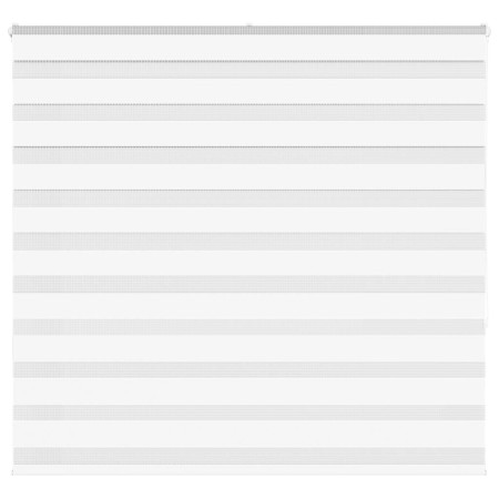 Estor cebra blanco 160x150 cm tejido ancho 155,9 cm poliéster de , Persianas y estores - Ref: Foro24-4014767, Precio: 41,48 €...