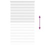 Estor cebra blanco 135x230 cm tejido ancho 130,9 cm poliéster de , Persianas y estores - Ref: Foro24-4014814, Precio: 35,01 €...