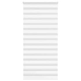Estor cebra blanco 110x230 cm tejido ancho 105,9 cm poliéster de , Persianas y estores - Ref: Foro24-4014809, Precio: 31,19 €...
