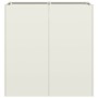 Jardinera de acero laminado en frío blanco 80x40x80 cm de , Maceteros y jardineras - Ref: Foro24-860711, Precio: 127,28 €, De...