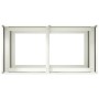 Jardinera de acero laminado en frío blanco 80x40x80 cm de , Maceteros y jardineras - Ref: Foro24-860711, Precio: 127,28 €, De...