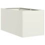 Jardinera de acero laminado en frío blanco 40x80x40 cm de , Maceteros y jardineras - Ref: Foro24-860732, Precio: 69,83 €, Des...