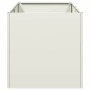 Jardinera de acero laminado en frío blanco 40x80x40 cm de , Maceteros y jardineras - Ref: Foro24-860732, Precio: 69,83 €, Des...