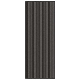 Felpudo a rayas negro y gris 115x300 cm de , Felpudos - Ref: Foro24-4105598, Precio: 81,47 €, Descuento: %
