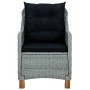 Set muebles jardín 3 pzas ratán sintético gris claro y cojines de vidaXL, Conjuntos de jardín - Ref: Foro24-3060182, Precio: ...