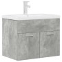 Mueble de baño con lavabo incorporado y grifo gris hormigón de , Muebles de baño - Ref: Foro24-3324889, Precio: 198,00 €, Des...
