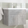 Mueble de baño con lavabo incorporado y grifo gris hormigón de , Muebles de baño - Ref: Foro24-3324889, Precio: 198,00 €, Des...