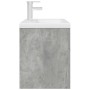 Mueble de baño con lavabo incorporado y grifo gris hormigón de , Muebles de baño - Ref: Foro24-3324889, Precio: 198,00 €, Des...