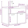 Mueble de baño con lavabo incorporado y grifo gris hormigón de , Muebles de baño - Ref: Foro24-3324889, Precio: 198,00 €, Des...
