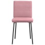 Sillas de comedor 6 unidades terciopelo rosa de , Sillas de comedor - Ref: Foro24-3315618, Precio: 264,23 €, Descuento: %