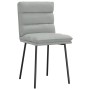 Sillas de comedor 4 unidades terciopelo gris claro de , Sillas de comedor - Ref: Foro24-3315382, Precio: 186,36 €, Descuento: %