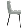 Sillas de comedor 4 unidades terciopelo gris claro de , Sillas de comedor - Ref: Foro24-3315382, Precio: 186,36 €, Descuento: %