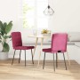 Sillas de comedor 2 unidades terciopelo rojo tinto de , Sillas de comedor - Ref: Foro24-4101085, Precio: 90,67 €, Descuento: %