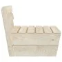 Central sectional pallet sofa made of impregnated fir wood by vidaXL, Modular outdoor sofas - Ref: Foro24-315633, Price: 57,6...