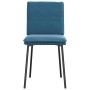 Sillas de comedor 6 unidades terciopelo azul de , Sillas de comedor - Ref: Foro24-3315624, Precio: 264,23 €, Descuento: %