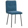 Sillas de comedor 4 unidades terciopelo azul de , Sillas de comedor - Ref: Foro24-3315419, Precio: 171,97 €, Descuento: %