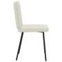 Sillas de comedor 2 unidades terciopelo crema de , Sillas de comedor - Ref: Foro24-4101142, Precio: 89,92 €, Descuento: %