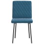 Sillas de comedor 4 unidades terciopelo azul de , Sillas de comedor - Ref: Foro24-3315213, Precio: 167,11 €, Descuento: %