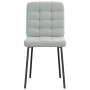 Sillas de comedor giratorias 6 uds terciopelo gris claro de , Sillas de comedor - Ref: Foro24-3315450, Precio: 257,91 €, Desc...