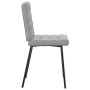 Sillas de comedor giratorias 6 uds terciopelo gris claro de , Sillas de comedor - Ref: Foro24-3315450, Precio: 257,91 €, Desc...