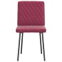 Sillas de comedor 6 unidades terciopelo rojo tinto de , Sillas de comedor - Ref: Foro24-3315478, Precio: 249,03 €, Descuento: %
