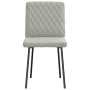 Sillas de comedor giratorias 6 uds terciopelo gris claro de , Sillas de comedor - Ref: Foro24-3315473, Precio: 251,03 €, Desc...