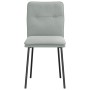Sillas de comedor giratorias 6 uds terciopelo gris claro de , Sillas de comedor - Ref: Foro24-3315679, Precio: 259,55 €, Desc...