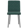 Sillas de comedor 4 unidades terciopelo verde oscuro de , Sillas de comedor - Ref: Foro24-3315205, Precio: 167,11 €, Descuent...