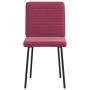 Sillas de comedor 6 unidades terciopelo rojo tinto de , Sillas de comedor - Ref: Foro24-3315508, Precio: 251,16 €, Descuento: %