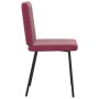 Sillas de comedor 6 unidades terciopelo rojo tinto de , Sillas de comedor - Ref: Foro24-3315508, Precio: 251,16 €, Descuento: %