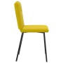 Sillas de comedor 4 unidades terciopelo amarillo de , Sillas de comedor - Ref: Foro24-3315316, Precio: 168,27 €, Descuento: %