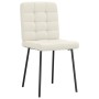 Sillas de comedor 6 unidades de terciopelo crema de , Sillas de comedor - Ref: Foro24-3315459, Precio: 257,34 €, Descuento: %