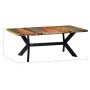 Mesa de comedor madera maciza reciclada 200x100x75 cm en Mesas de comedor | Comprar online en Foru.es
