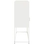 Aparador de acero laminado en frío blanco 100,5x39x107 cm de , Aparadores - Ref: Foro24-853421, Precio: 120,43 €, Descuento: %