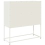 Aparador de acero laminado en frío blanco 100,5x39x107 cm de , Aparadores - Ref: Foro24-853421, Precio: 120,43 €, Descuento: %