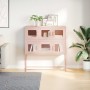 Aparador de acero laminado en frío rosa 100,5x39x107 cm de , Aparadores - Ref: Foro24-853423, Precio: 139,98 €, Descuento: %