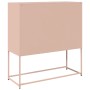 Aparador de acero laminado en frío rosa 100,5x39x107 cm de , Aparadores - Ref: Foro24-853423, Precio: 139,98 €, Descuento: %