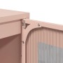 Aparador de acero laminado en frío rosa 100,5x39x107 cm de , Aparadores - Ref: Foro24-853423, Precio: 139,98 €, Descuento: %