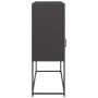 Aparador de acero laminado en frío negro 100,5x39x107 cm de , Aparadores - Ref: Foro24-853416, Precio: 114,72 €, Descuento: %