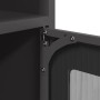 Aparador de acero laminado en frío negro 100,5x39x107 cm de , Aparadores - Ref: Foro24-853416, Precio: 114,72 €, Descuento: %
