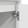 Mesilla de noche con luces LED blanca 38x34x50 cm de , Mesitas de noche - Ref: Foro24-861265, Precio: 45,77 €, Descuento: %