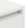 Mesilla de noche con luces LED blanca 38x34x50 cm de , Mesitas de noche - Ref: Foro24-861265, Precio: 45,77 €, Descuento: %