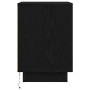 Mesilla de noche con luces LED negra 38x34x50 cm de , Mesitas de noche - Ref: Foro24-861267, Precio: 48,73 €, Descuento: %