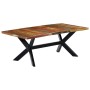 Mesa de comedor madera maciza reciclada 200x100x75 cm en Mesas de comedor | Comprar online en Foru.es