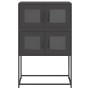 Aparador de acero negro 68x39x107 cm de , Aparadores - Ref: Foro24-853344, Precio: 96,55 €, Descuento: %