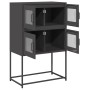 Aparador de acero negro 68x39x107 cm de , Aparadores - Ref: Foro24-853344, Precio: 96,55 €, Descuento: %