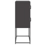 Aparador de acero negro 68x39x107 cm de , Aparadores - Ref: Foro24-853344, Precio: 96,55 €, Descuento: %